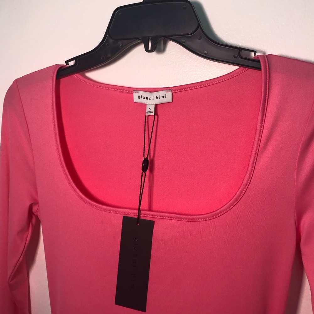 Gianni Bini pink long sleeve mini dress | NWT | S